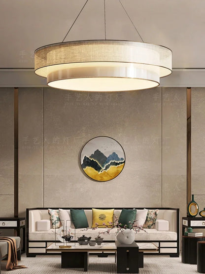 Nordic Fabric Art Led Pendant Lights For Living Dining Room Kitchen Coffee Tables Bedroom Chandelier Home Decor Light Fixture