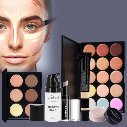 POPFEEL 24-Piece Festival Makeup Set-Versatile Cosmetic Collection Perfect for Gifting to Moms, Girlfriends, and Girls.Daily Use