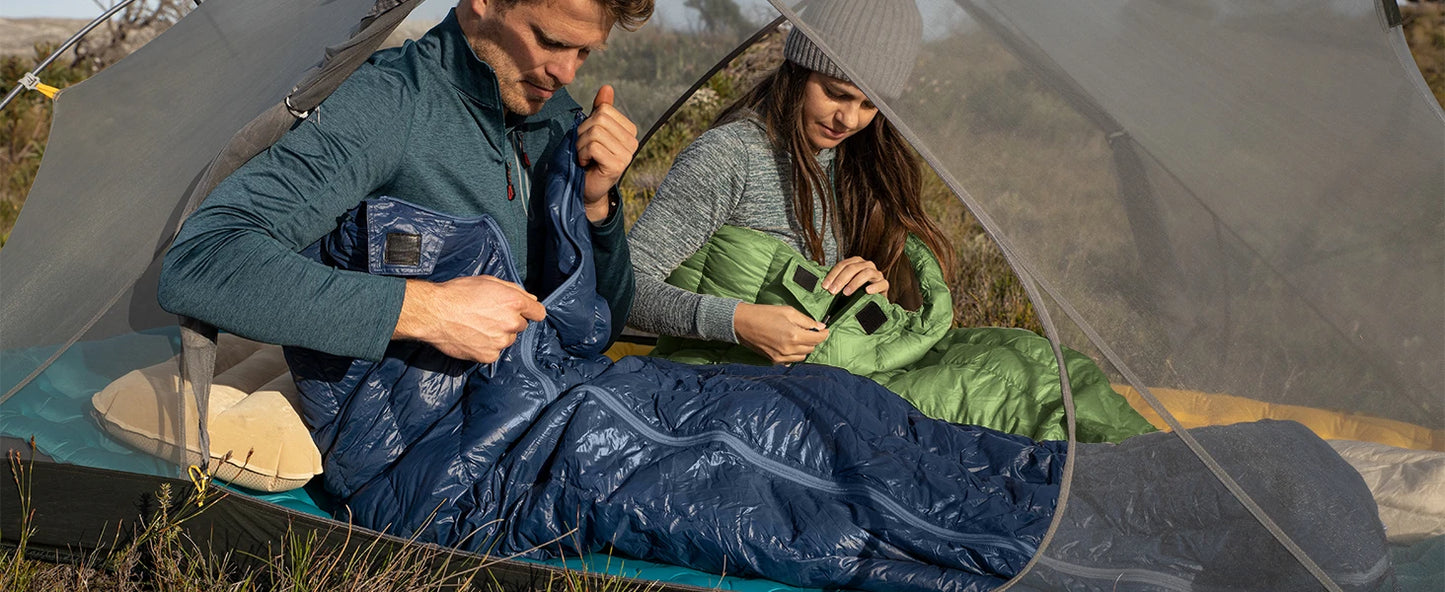 Naturehike CW295 Sleeping Bag Warm Waterproof Splicable Double Quilt 2 Person Ultralight Winter Camping Duck Down Sleeping Bags