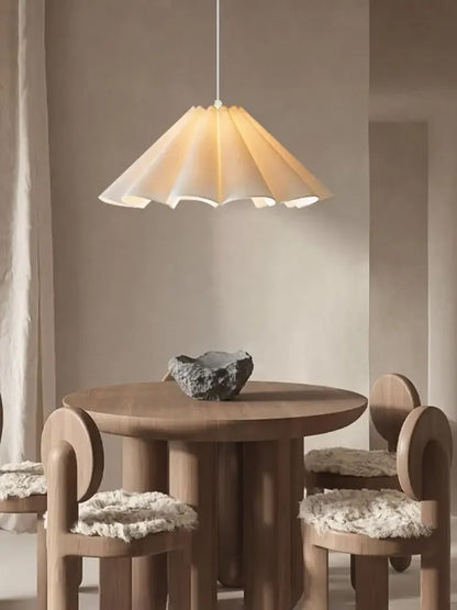 Lower Petals Cream Chandelier LED Indoor Pendant Lamp for Living Room Bedroom Dining Room Bar Simple Modern Lights
