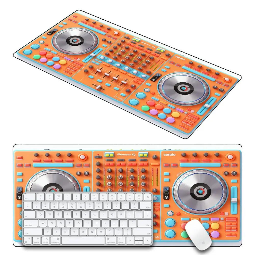 Radio Dj Workbench Mouse Pad Gamer XL Large HD HYBXAXC Desk Mats MousePads Natural Rubber Carpet Anti Slip Laptop Mice Pad