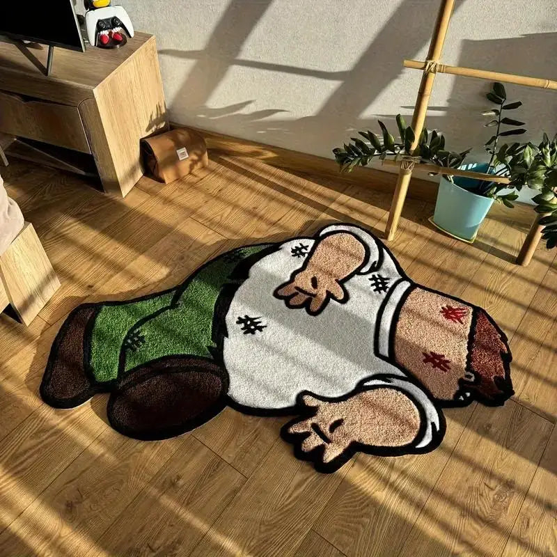 VIKAMA Soft Shaped Rugs Cartoon-themed Fun Floor Mats Doormat Welcome Mat Rug For Bedroom Carpet For Live Room Home Decor