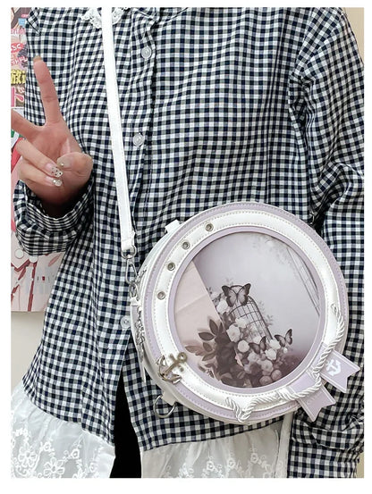 2026 New Sweet Y2k Aesthetic Shoulder Bags Women Kawaii Fashion Casual Backpacks Trendy transparent Travel Crossbody Ita Bags