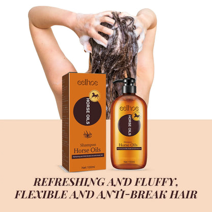 EELHOE Anti Hair Thinning Shampoo Prevent Hair Loss Regeneration Smoothing Frizzy Treatment Anti-Dandruff Oil Control Shampoo