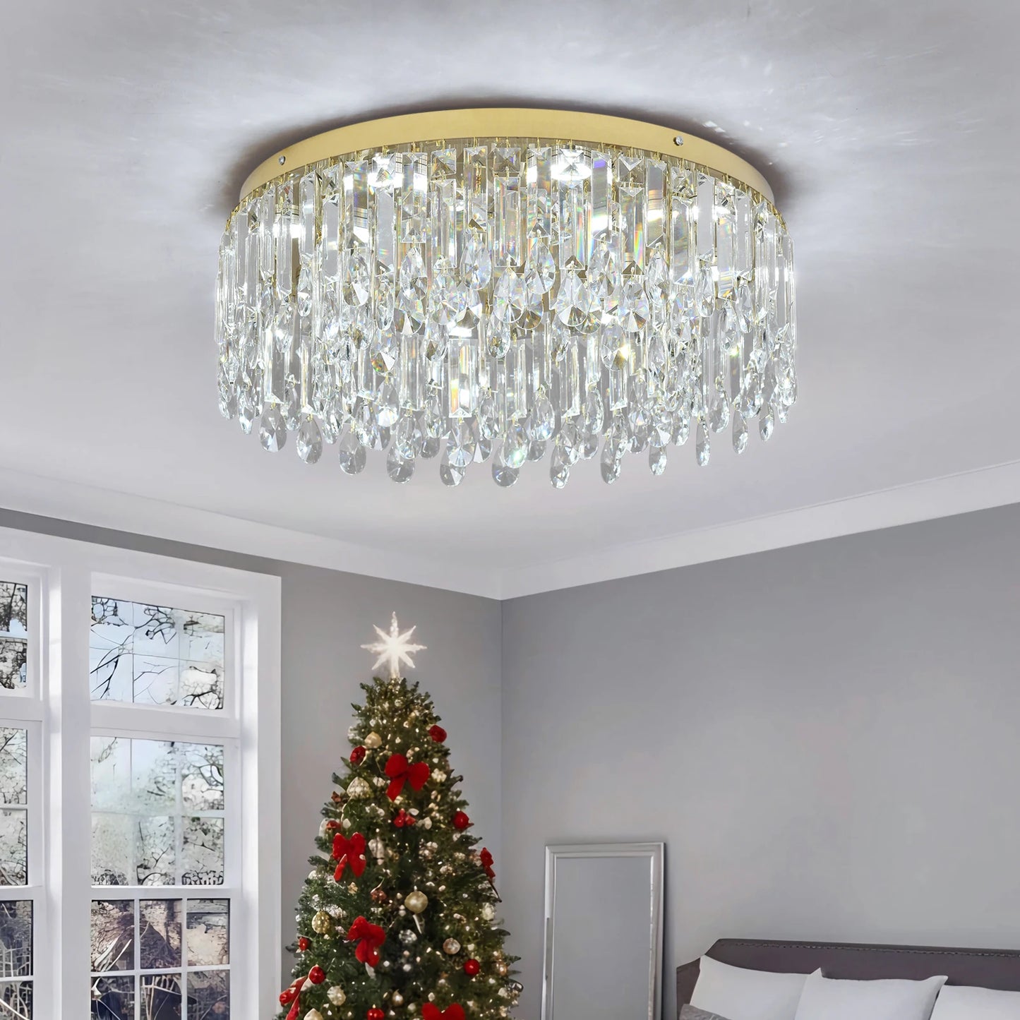 Chandelier Modern Luxury Led Ceiling Light Living Room Bedroom Decoration Hanging Lamp Lighting Fixture Nordic Pendant Lights  ﻿