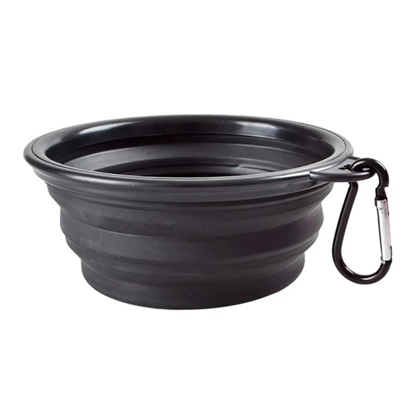 Durable TPR Portable Pet Food Bowl for Cats And Dogs Silicone Collapsible Travel Outdoor Water Food Bowl for Pets