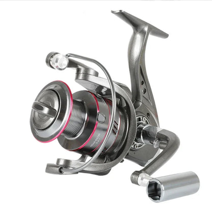 1000-7000 Series Metal Wire Cup 5.2:1 Gear Ratio, 26LB Max Drag, Spinning Fishing Reel, For Freshwater Saltwater Carp Fishing