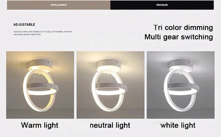 LED Strip Aisle Ceiling Lights Modern Minimalist Living Room Lamps For Balcony Entrance Staircase Home Decor corridor lamp