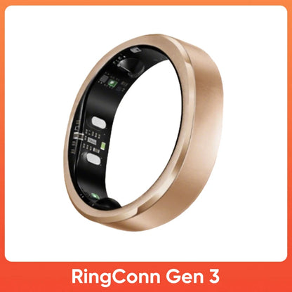 RingConn Gen 3 Smart Ring Vascular Trends Tracking No Subscription App Vibration Alert Sleep Fitness Heart Rate Monitor 14-Day
