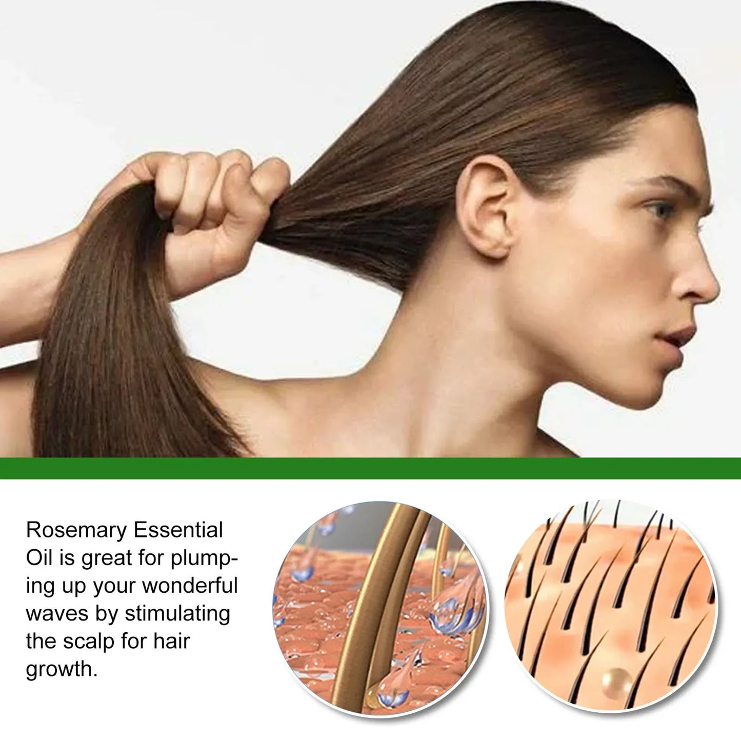 Rosemary Essential Oil Hair Growth Oils Pure Natural 30ML Hair Essential Oils For Nourish Shiny Hair Healthy