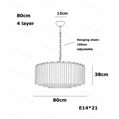 The Pink Love Glass Art Round 50-100cm Dimmable LED Chandelier Hanging Lamps Lustre Suspension Luminaire Lampen For Living Room