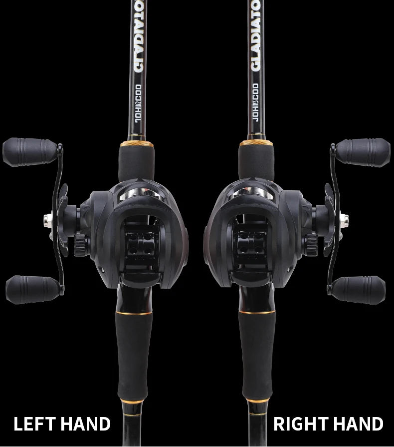 Max Drag 12kg Left/Right Hand Baitcasting Reel High Speed 7.2:1 Gear Ratio Fresh Saltwater Magnetic Brake System Ultralight Reel