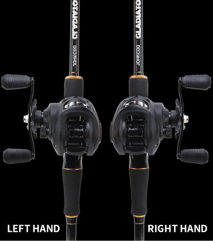 Max Drag 12kg Left/Right Hand Baitcasting Reel High Speed 7.2:1 Gear Ratio Fresh Saltwater Magnetic Brake System Ultralight Reel