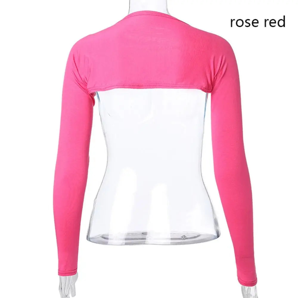 Undershirt Arm Sleeves Shawl Islamic Long Shoulder Sleeves Soft Modal Crop Top Stretchy Muslim Arm Cover Shrug Women