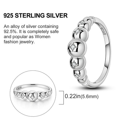 2026 New 925 Sterling Silver Rings Zircon Sparkling CZ Rings Rings For Women Original Wedding Fine Jewelry Accessories Gifts