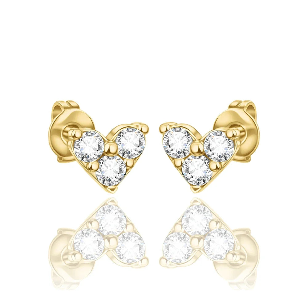 Original 925 Sterling Silver Luxury Bow Flower Shaped Clover Rose Pendant Earrings Elegant Mature Women Delicate Jewelry Gift