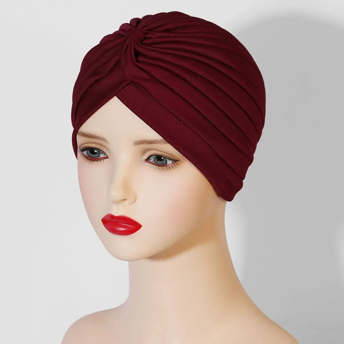 Women's Elastic Pullover Yoga Hat Watermelon Headscarf Hat Indian Headwrap Middle Eastern Muslim Hat
