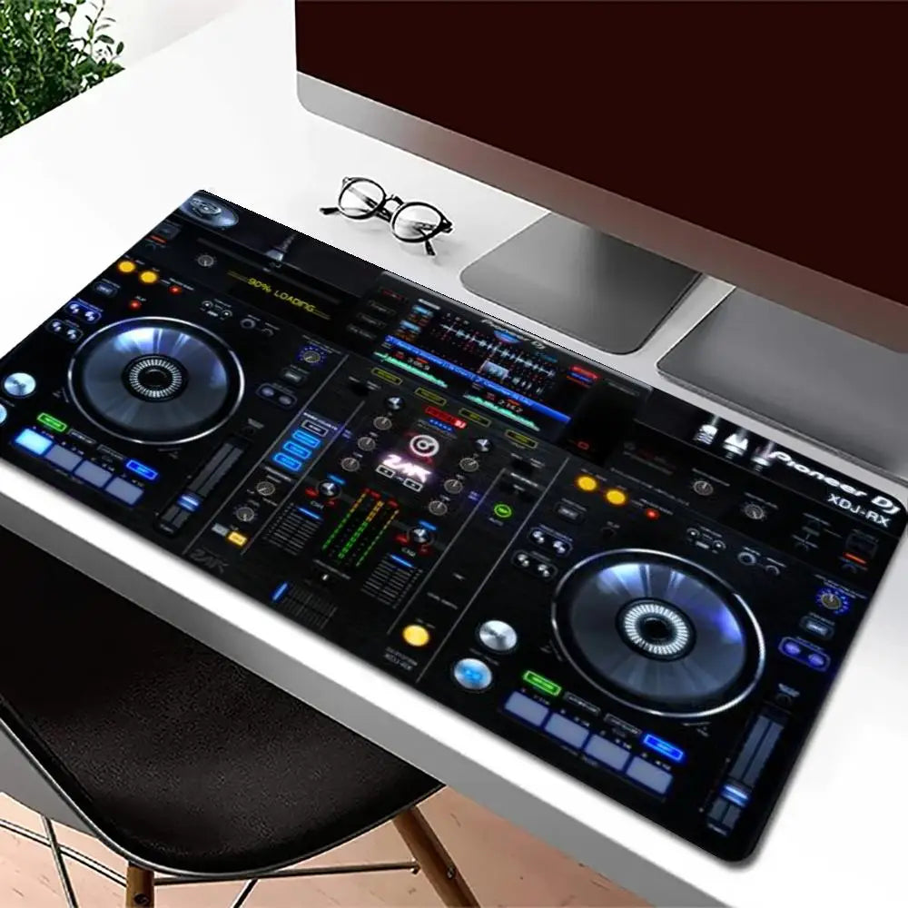 DJ Music Mixer Mousepad Desk Accessories Desk Mat Gaming Mats Desk Decorating Supplies Mouse Pad Long Pad Office Decor Carpet
