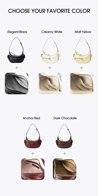 Amazing Song Liqueur Crescent Bag Small Upgraded Large Autumn Style Crossbody Women's Bag Trendy Portable