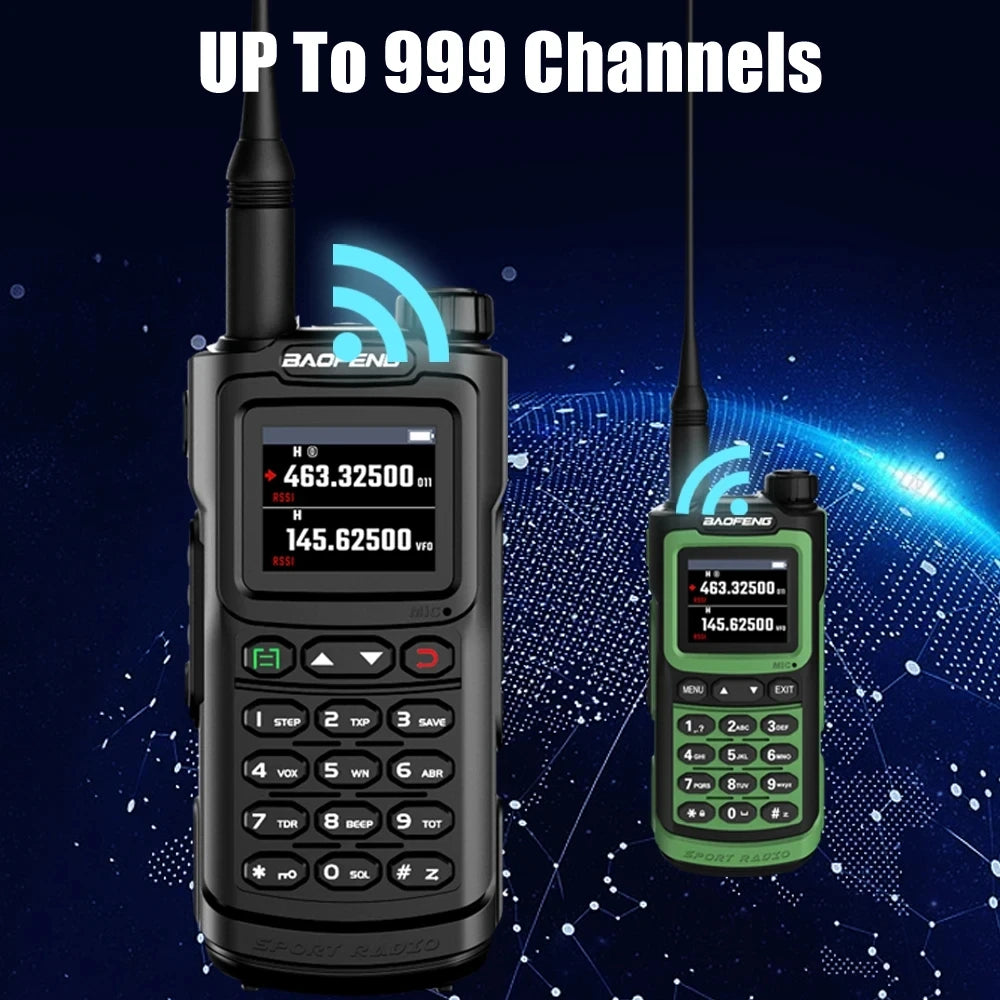 Baofeng Walkie Talkie UV-G30 Pro V1 10W Four Bands Long Range Portable Ham Radios Copy Frequency Waterproof 2-Way Radio Ham 2026