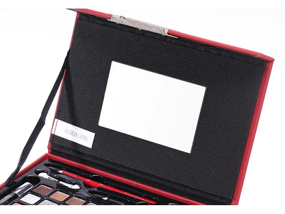 Portable Makeup Case Set Eyeshadow Lipstick Eyeliner Lip Liner Blush Complete Facial Cosmetic Kit, Ideal Holiday Gift Makeup Set