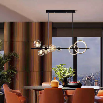 Magic Bean Long Pendant Lights Nordic Restaurant Modern Creative Kitchen Light Luxury Living Room Bar Decor Lighting G9 Bulb