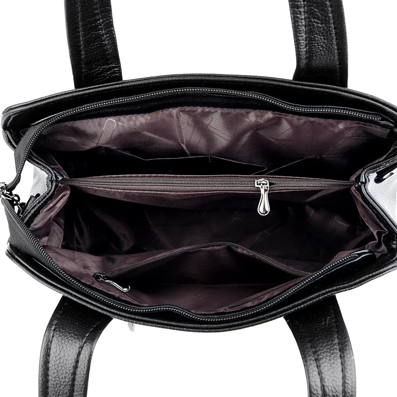 High Quality Ladies Soft Leather Shoulder Bag Designer Luxury Handbags Tote Bags For Womens 2025 Female Crossbody Messenger Bags