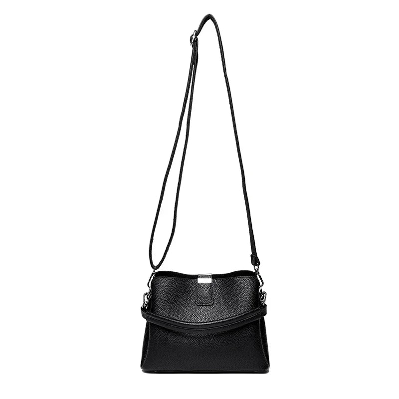 100% Genuine Leather Women Handbags Cowhide Women Shoulder bag Fashion Luxury Ladies Messenger Bags High Quality Female Tote bag