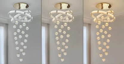Modern home decor led lights pendant light lamps forstaircase Chandeliers for living room hanging light indoor lighting