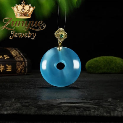 Natural Colorful Cat's Eye Stone Pendant Necklace Elegant Fashion Daily Wear Luxury Quality Fine Jewelry For Women Unisex Gift