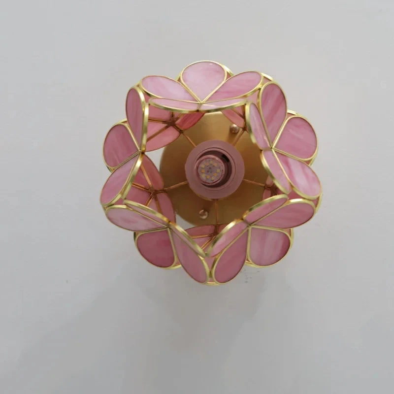 Modern Glass Pendant Lights for Restaurant Cafe Decoration Hanging Lamp Ceiling Chandeliers Nordic Flower Lighting Hotel Decor