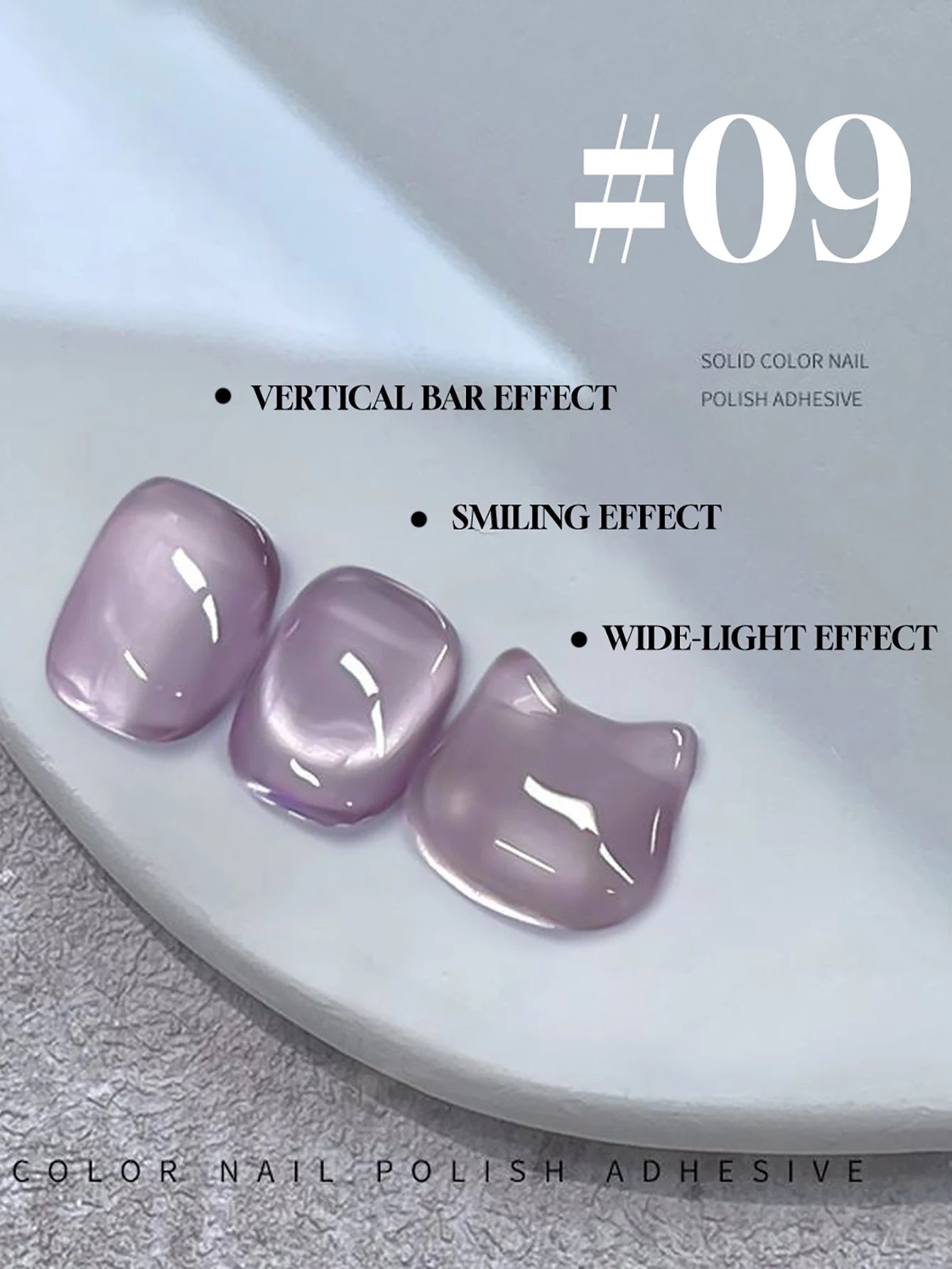 1-24pcs WS Romantic Purple Cat Eye Gel Nail Polish New Style Super Flash Versatile Whitening Purple Glass Bead Cat Nail Salon