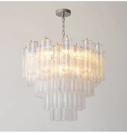 Luxury Glass Pendant Ceiling Light Fixture Chandelier Led Ceiling Lamp Modern Hanging Chandelier Lights Salon Chandeliers Lustre