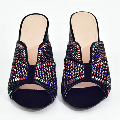 2026 Italian Elegant Women Party Pumps Decorated with Rhinestone Plus Size Women Shoes 43 High Heels Women Pumps Platform Heels