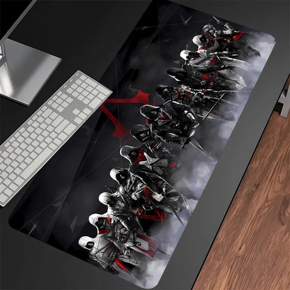 Game Assassin s Creed Mouse Pad Cartoon Lockedge Large Gaming Pad Computer Gamer Keyboard Mat Non-slip Mousepad PC Big Desk Mats