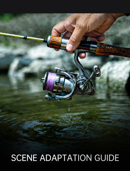 Kingdom TERTIA Spinning Fishing Reel Ultra-Long Casting 1000-5000 Max Drag 15KG 8+1 BB 5.2:1 Freshwater Saltwater Fishing