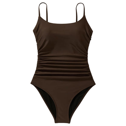 Solid Swimwear Women 2026 One Piece Swimsuit Female Summer Holiday Bandage Backless Monokini Bathing Suits Women