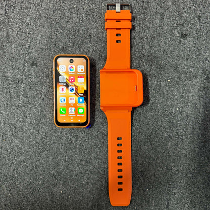 New 3.97‘’ Screen Smart Watch Phone 8GB RAM 256GB ROM Android 12.0 Face Unlock 2000mAh 4G LTE Type-C OTG Detachable Smartwatch