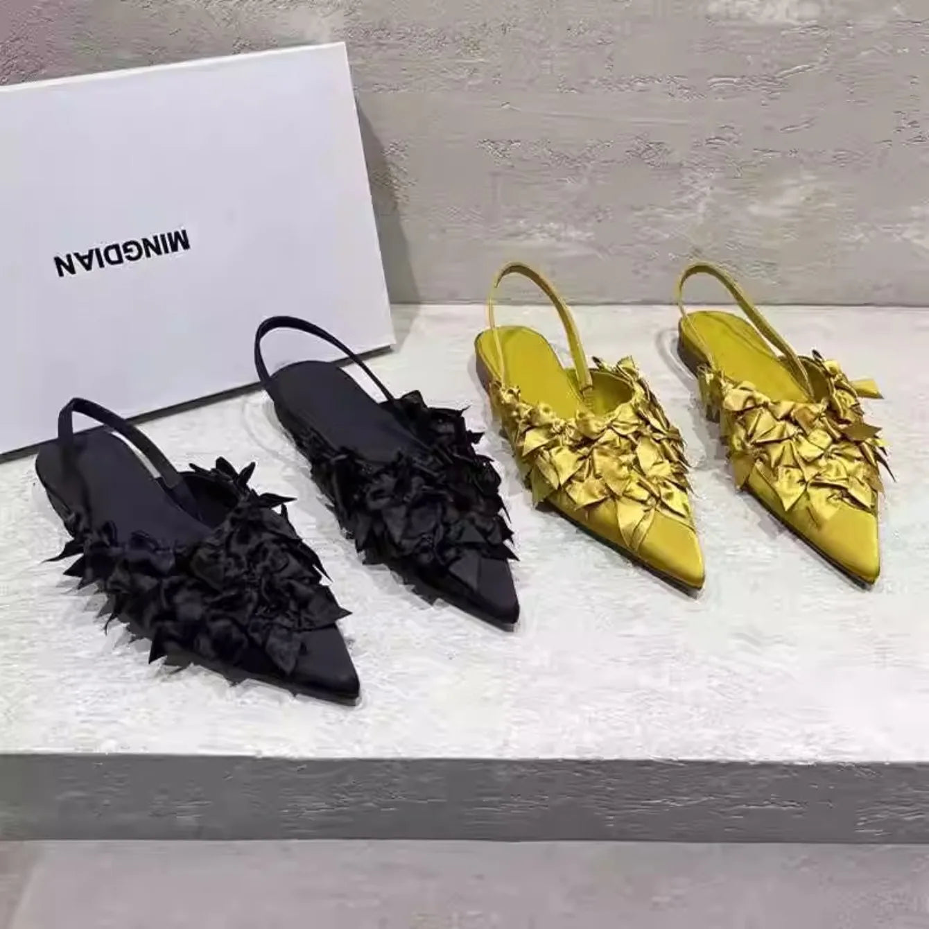 Women Sandals Pointed Toe Flats Elegant Slippers Sexy Fashion Woman Shoes 2025 New Summer Dress Luxury Sandalias De Mujer