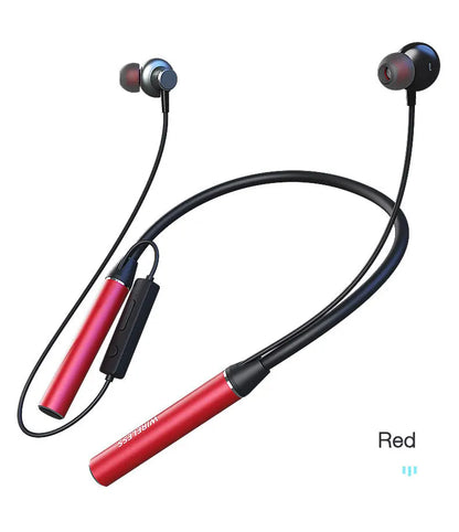 80 Hours Endurance Bass Bluetooth Headset With Microphone Stereo Neckband Headset Sports Headset TF Card