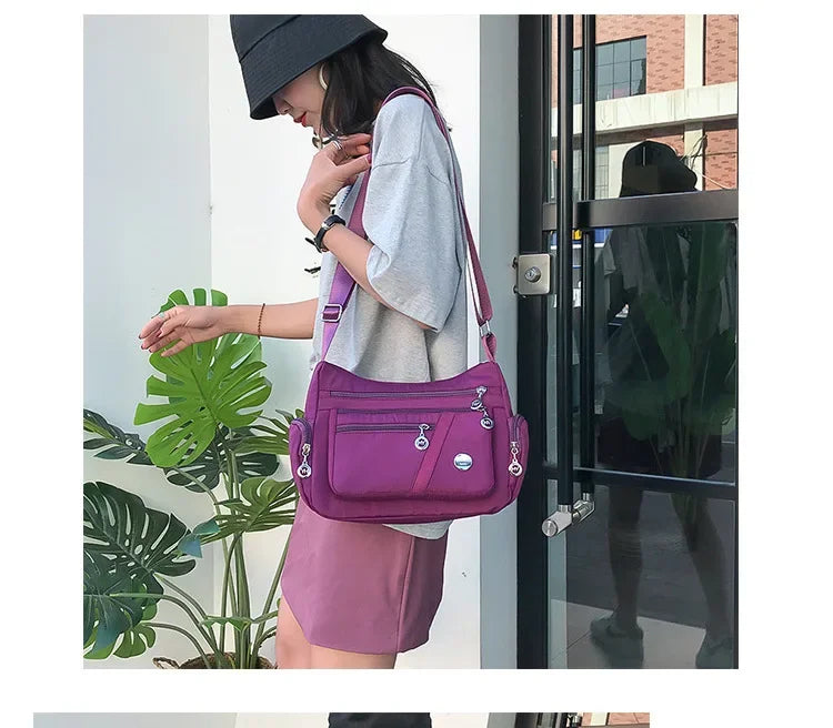 Fashion Casual Crossbody Shoulder Bag Women Bag Nylon Waterproof Messenger Bags For Lady Handbags High Quality Multifunctional
