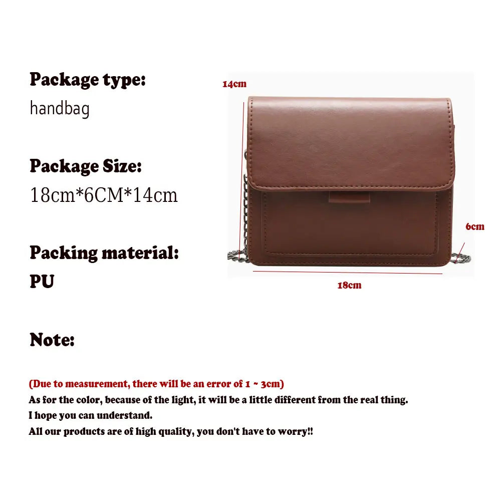 Designer Bag Luxury PU Leather Crossbody Handbag for Women Travel Handbag Fashion Shoulder Messenger Bag Ladies Small Flap Bags