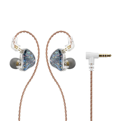 NICEHCK DB2 Wired Earbud IEM 1DD+1BA Hybrid Dual Driver HiFi Earphone With 0.78 2Pin Interface Warm Vocal Music In Ear Monitor