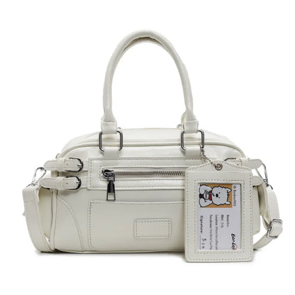 Stylish Design Glossy PU Sqeare Shoulder & Crossbody Bags Solid Zipper Hot Trendy Designer Style Handbags for Women 2025 New