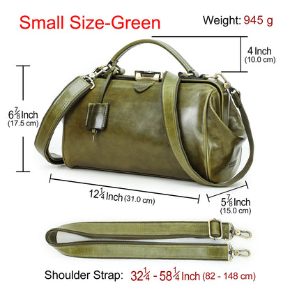 CONTACT'S Genuine Leather Top Handle Bags for Women Sling Shoulder Bags Tote Bag Handbags Metal Frame Female Bags Ladies Fashion