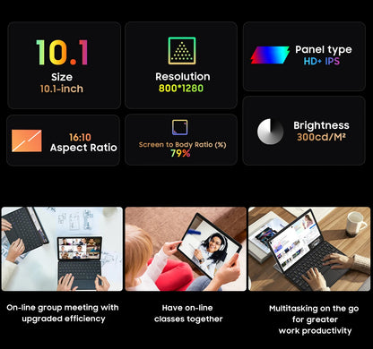 Blackview Oscal Pad 50 WIFI Tablet PC 10.1 Inch 6GB(2+4)RAM 64GB ROM Wi-fi 6 5100mAh 5000mAh Tablet PC Android 13 Tablet Android