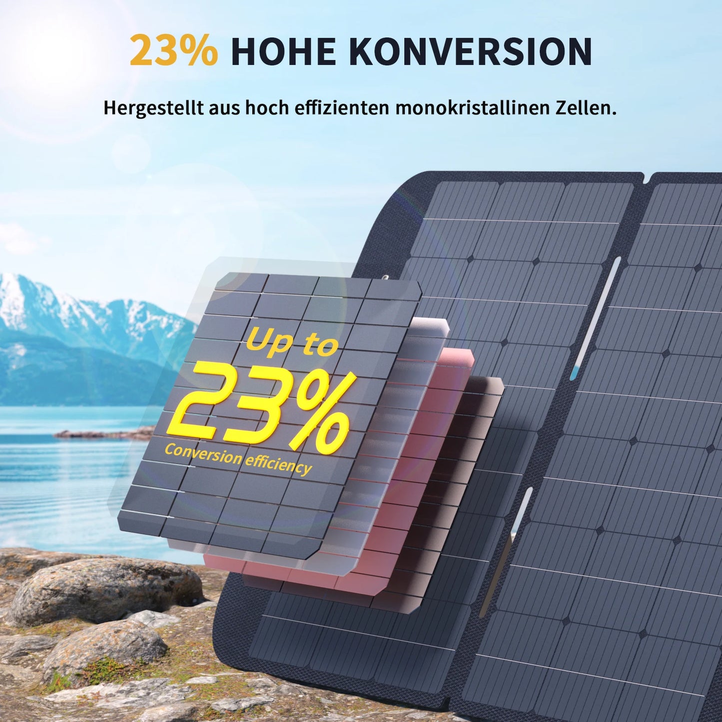 VTOMAN VS400W Foldable Solar Panel 40.32V High Efficiency Portable Solar Charger for Outdoor Power Station