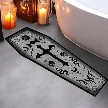 Modern Halloween Party Decoration Floor Mats Antiskid Washable Living Room Sofa Carpet Easy Clean Bedroom Bedside Mat Customized
