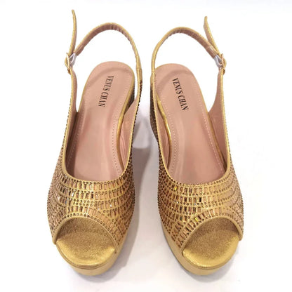High Heels 2024 Women's Purple Luxury Designer Split Square Toe Rhinestone Wedding Shoes and Wedding Set