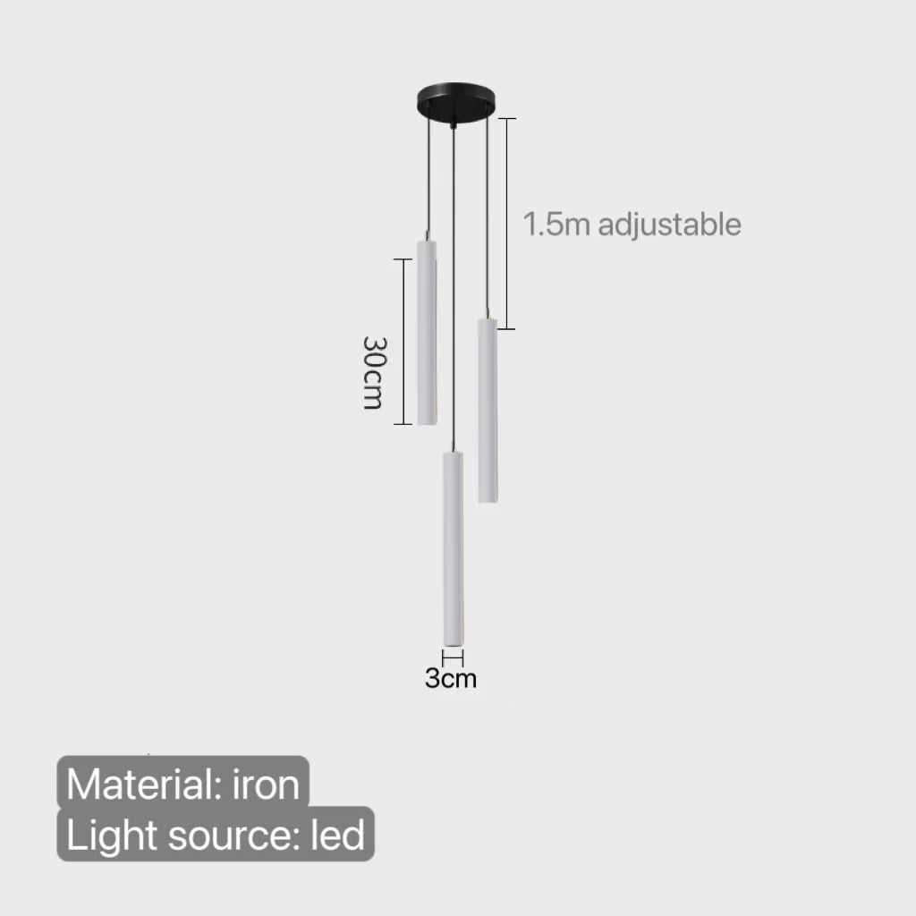 Minimalist Bedside Pendant Lamp Bedroom Spotlight Restaurant Bar Kitchen Dining Hall Island Platform Lights Hanging Lighting Led